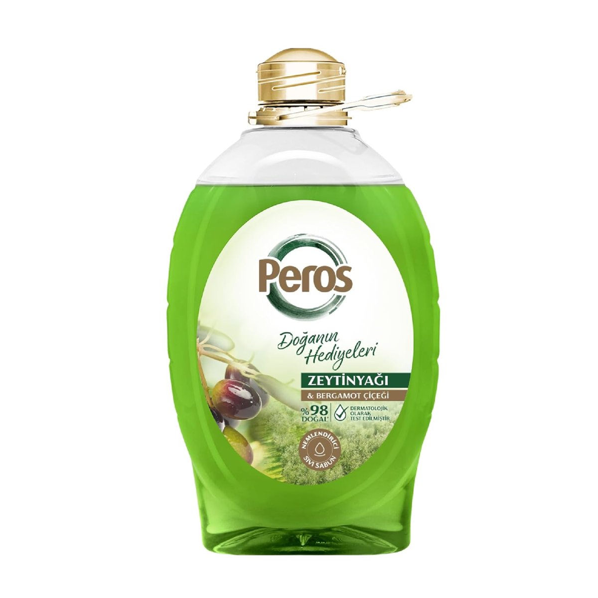 Peros Doğanın Hediyeleri Zeytinyağlı & Bergamot Çiçeği Sıvı Sabun 3000 G, Olive Oil & Bergamot Flower