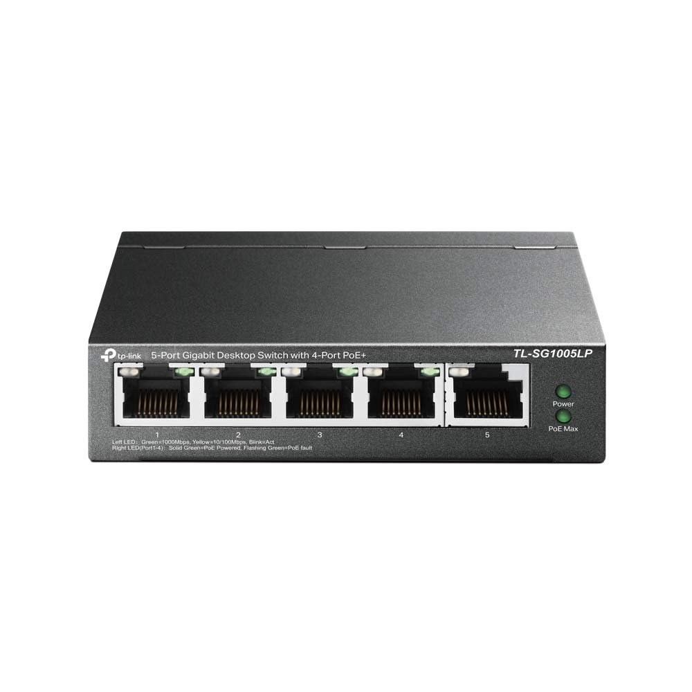 TP-Link TL-SG1005LP, 4 Port PoE + ile 5 Port Gigabit Masaüstü Switch