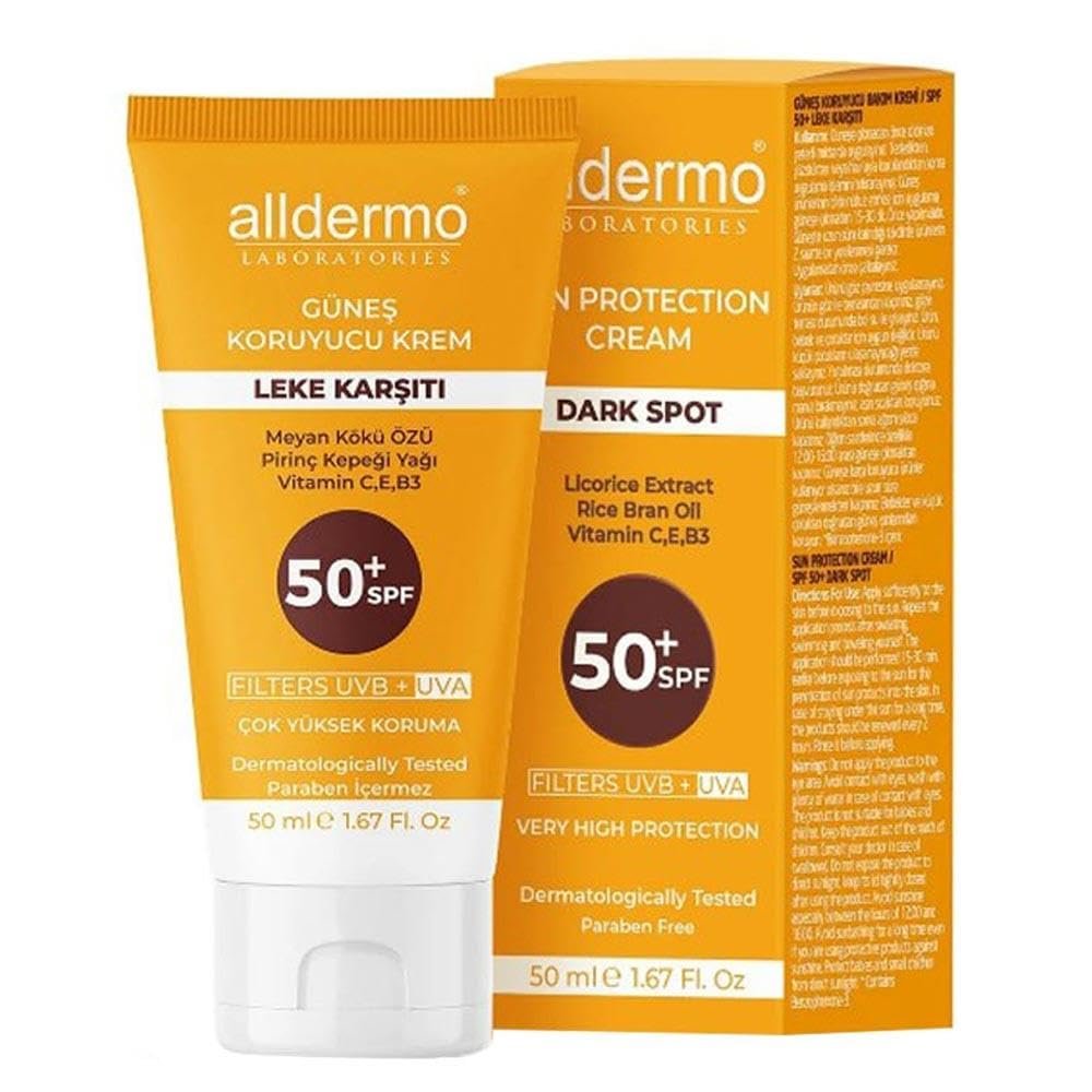 Alldermo Leke Karşıtı Güneş Koruyucu Krem SPF50 50 ml