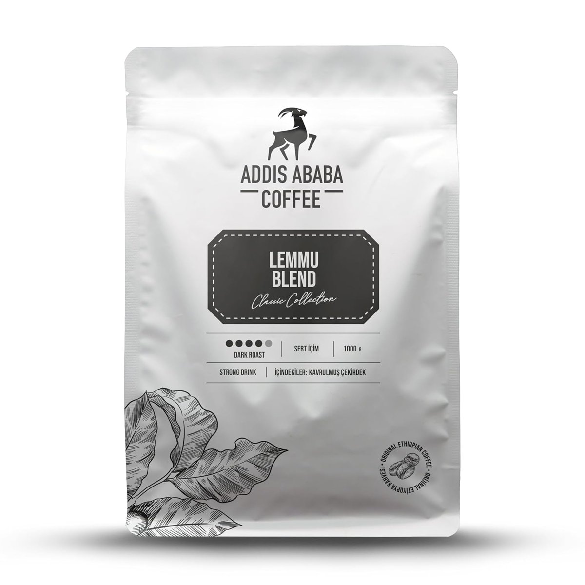 Addis Ababa Coffee - Lemmu Blend Öğütülmüş Filtre Kahve 1000 Gr.
