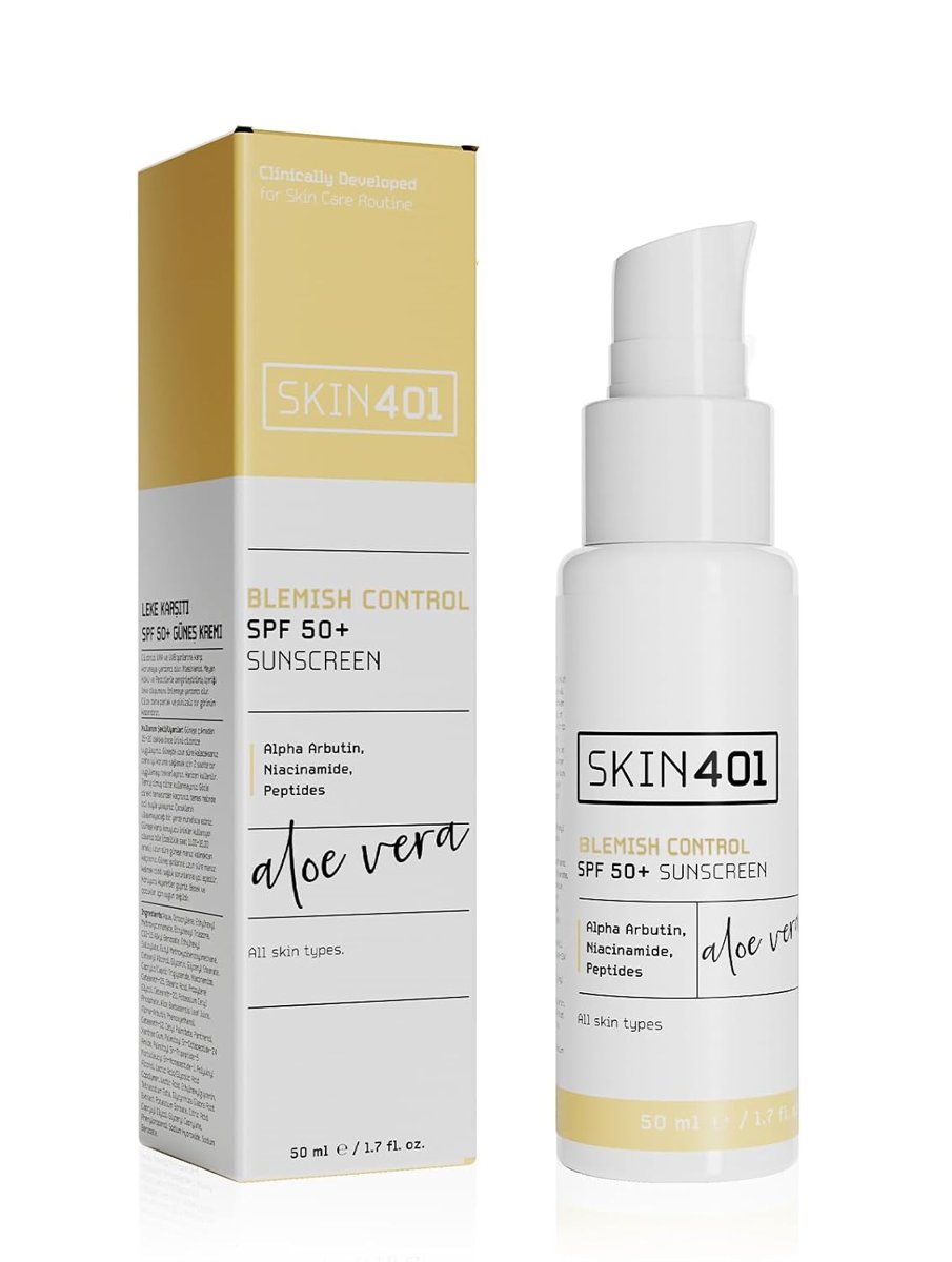 Skin401 SPF 50+ Aloe Vera Nemlendiricili Güneş Kremi 50 ml