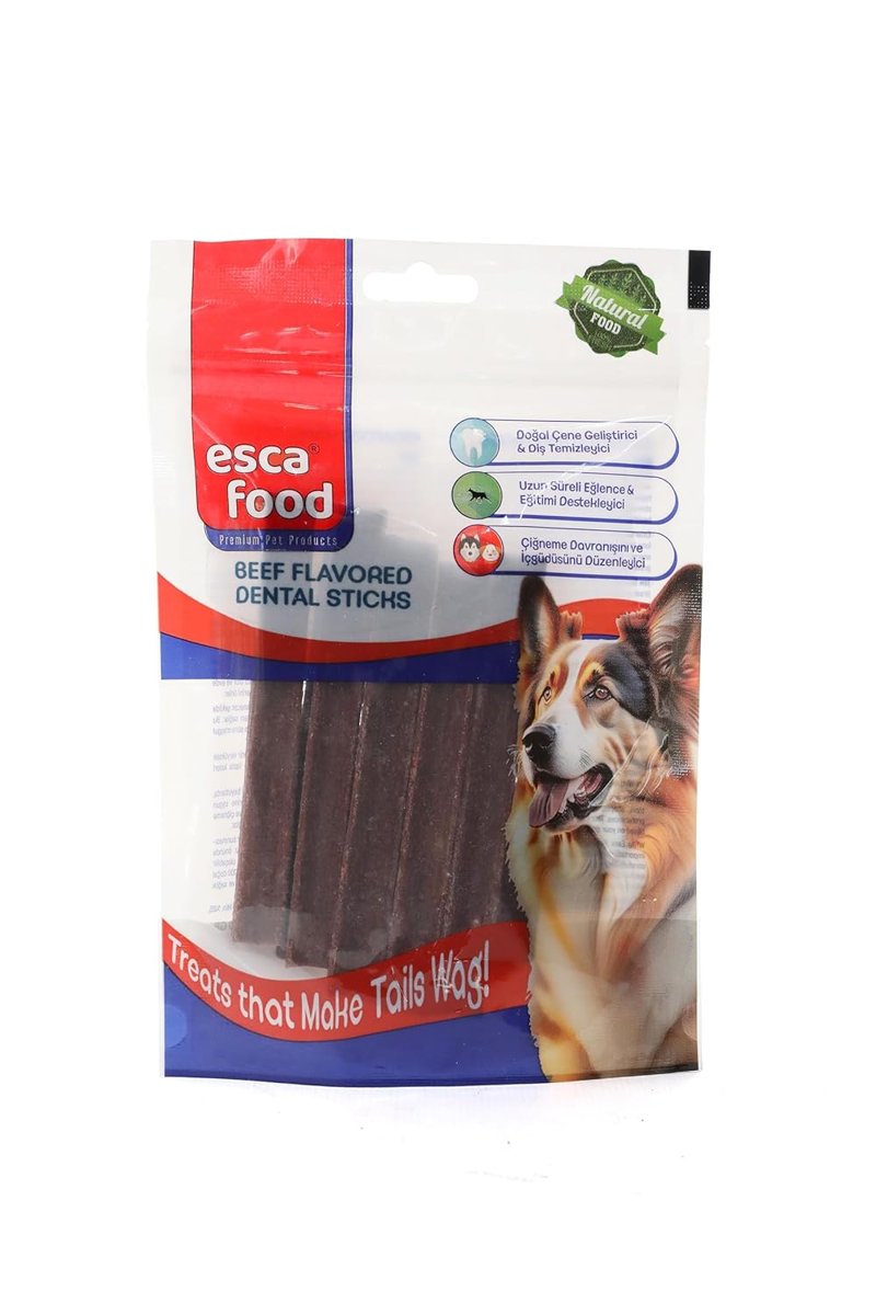 Esca Food Dental Çubuk Dana Eti Aromalı 100 Gram Köpek Ödül Maması