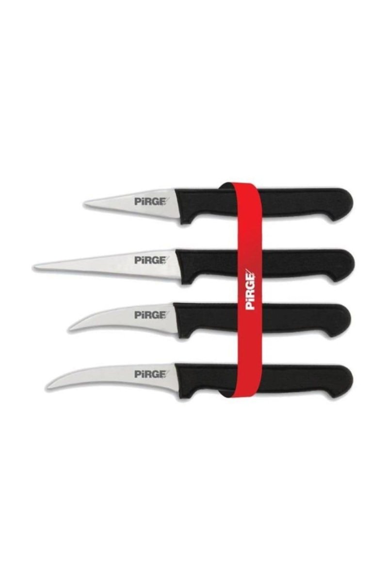 Pirge Dekor Bıçağı 4lü Set 41274 Tek Ebat