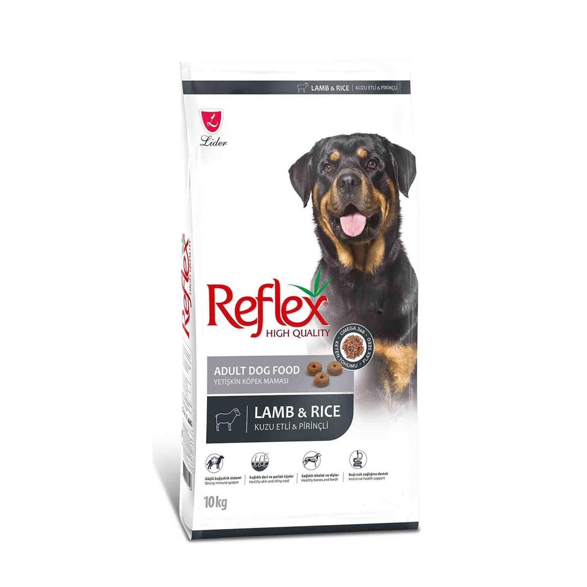 Reflex Kuzu Etli Yetişkin Köpek Maması 10kg