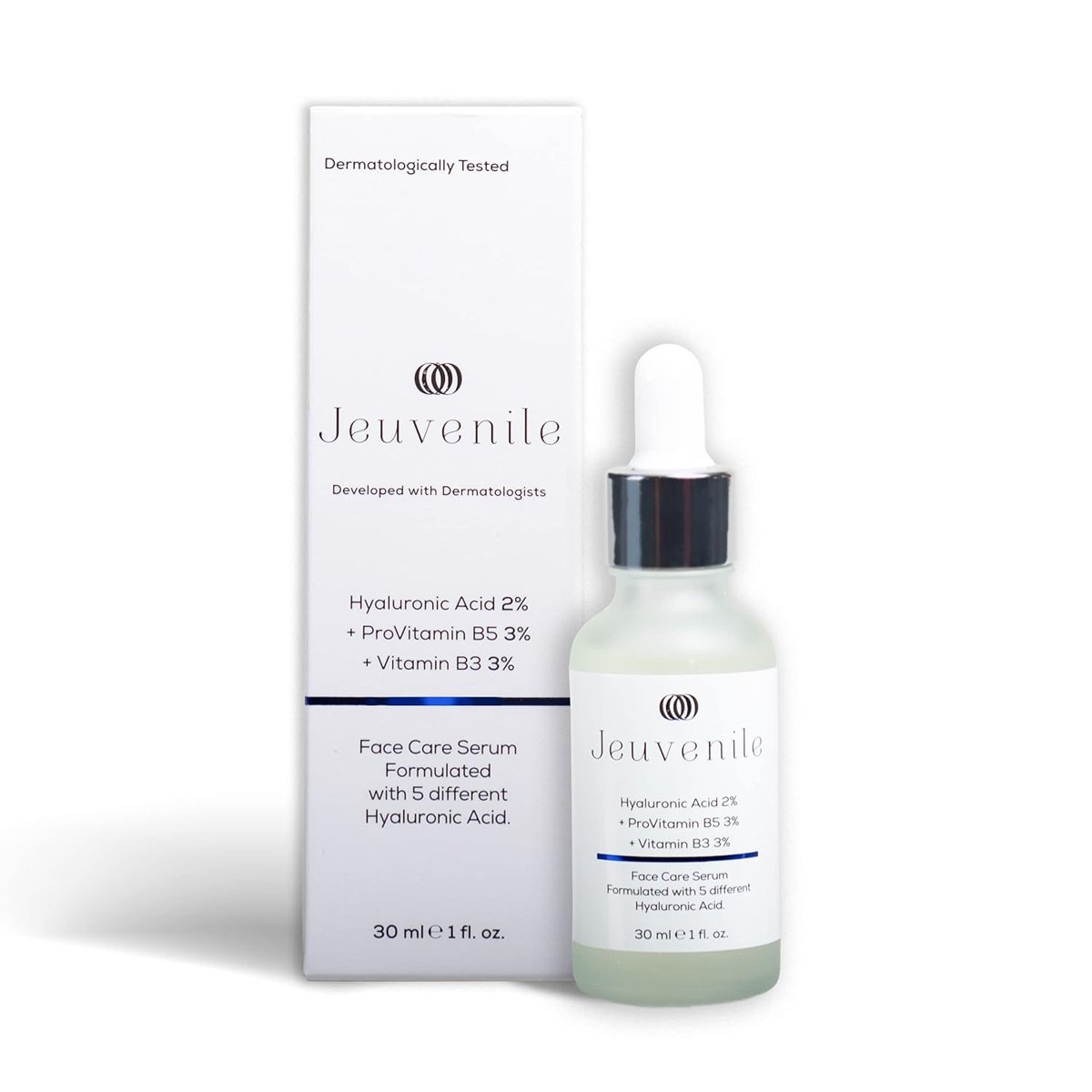 Jeuvenile Hyaluronic Acid Yüzde İki ve Provitamin B5 Yüzde 3 ve Vitamin B3 Yüzde Üç Yoğun Nemlendiri