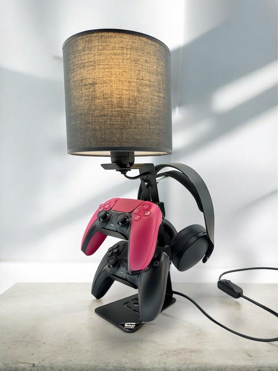 Dualsense Kulaklık Standı ve Masaüstü Ayarlanabilir RGB Kumandalı Masa Lambası Ps5 Xbox Ps4 Aksesuar