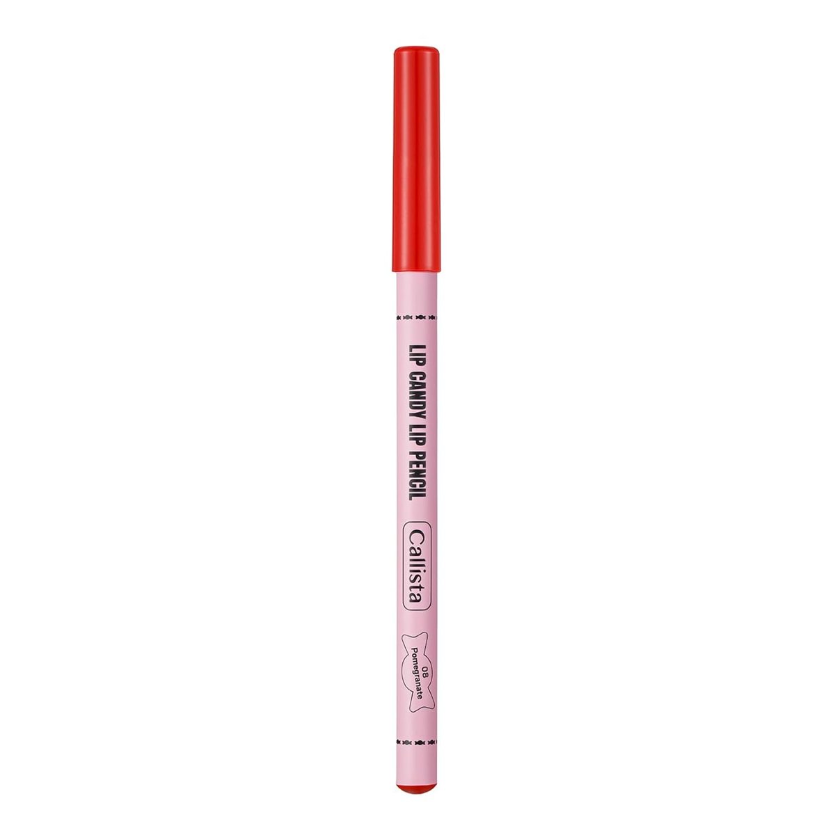 Callista Lip Candy Lip Pencil 08 Pomegranate Dudak Kalemi, Kırmızı