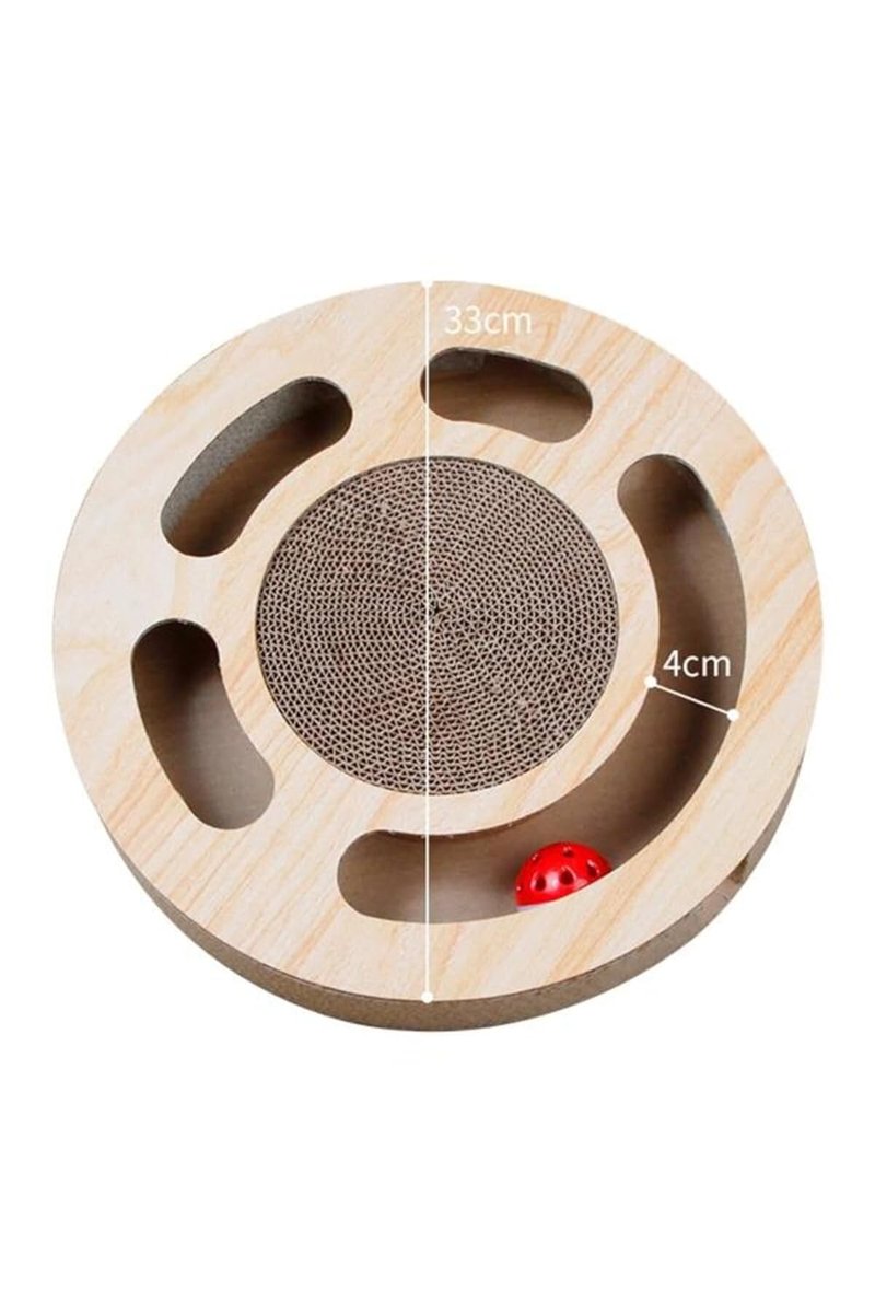 Glipet Yuvarlak Karton Kedi Tırmalama Standı Toplu 33x6 Cm