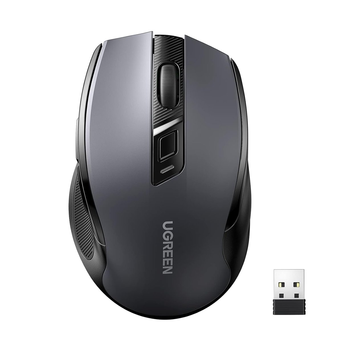 UGREEN Dizüstü Bilgisayar Kablosuz Fare Ergonomik Sessiz Tıklama USB Fare, Hassas Takip Bilgisayar F