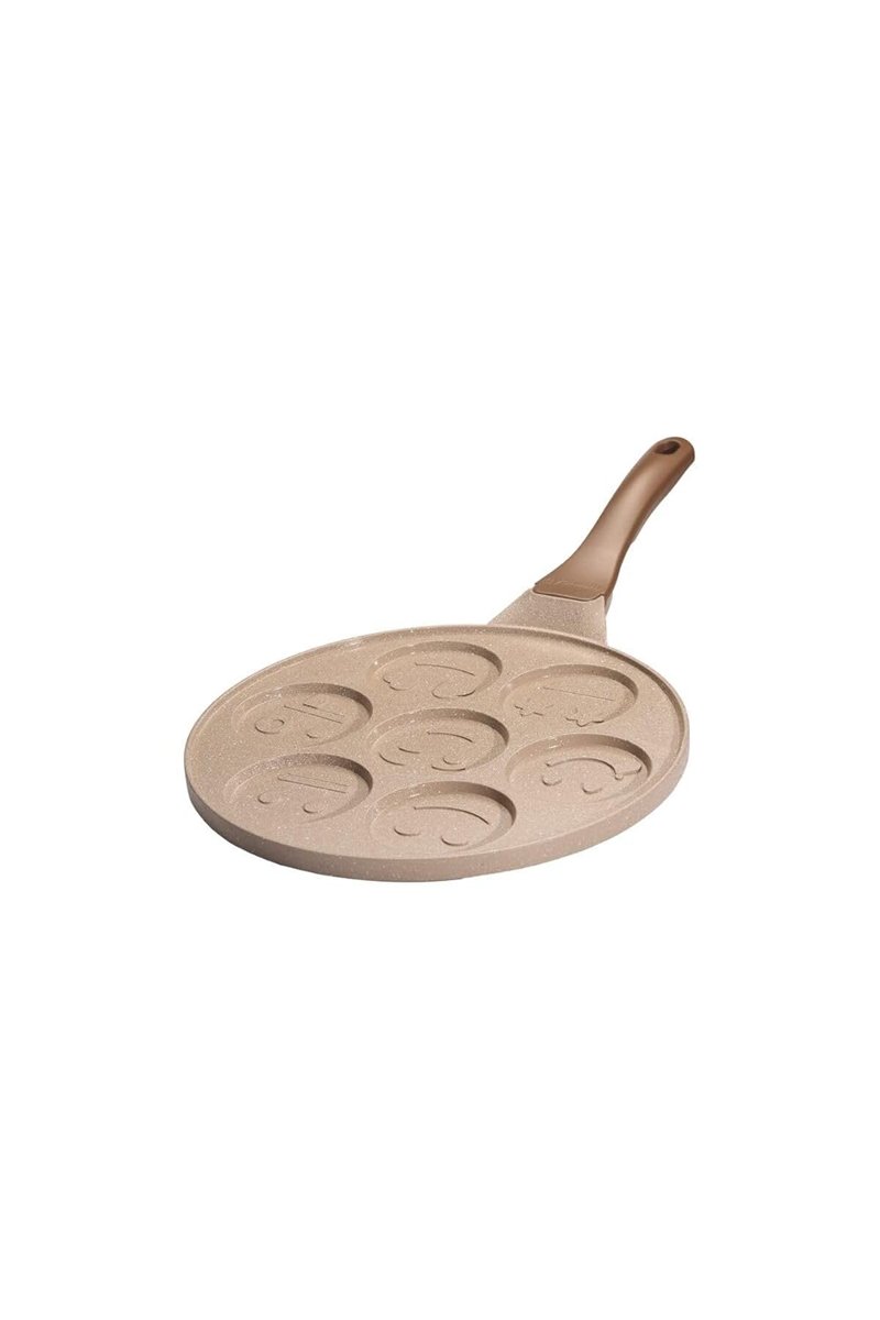Thermoad Lezzetin Renkleri | Pankek Tavası | Emojili | Vizon | 28Cm