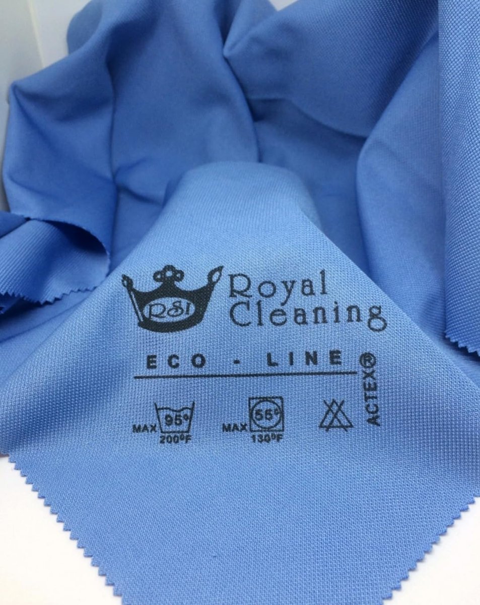 Utlra Mikrofiber temizlik-Cleaning.Royal Cam Bezi (Mavi) iz ve toz bırakmaz. 50X40
