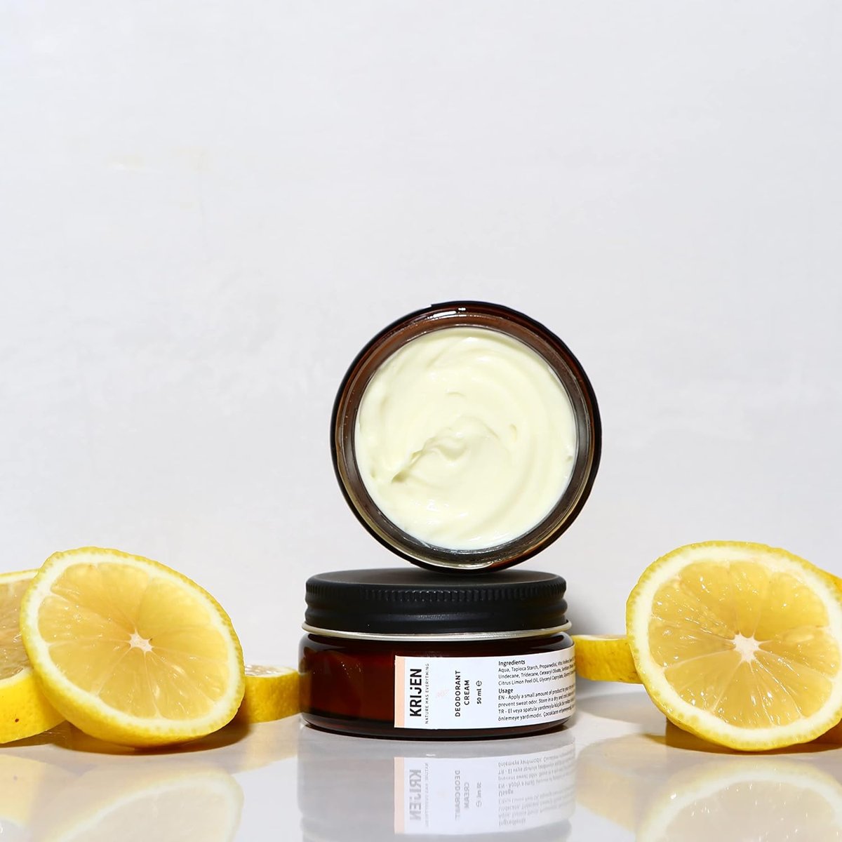 Krijen Gül Ağacı  Limon Krem Deodorant 50 Ml