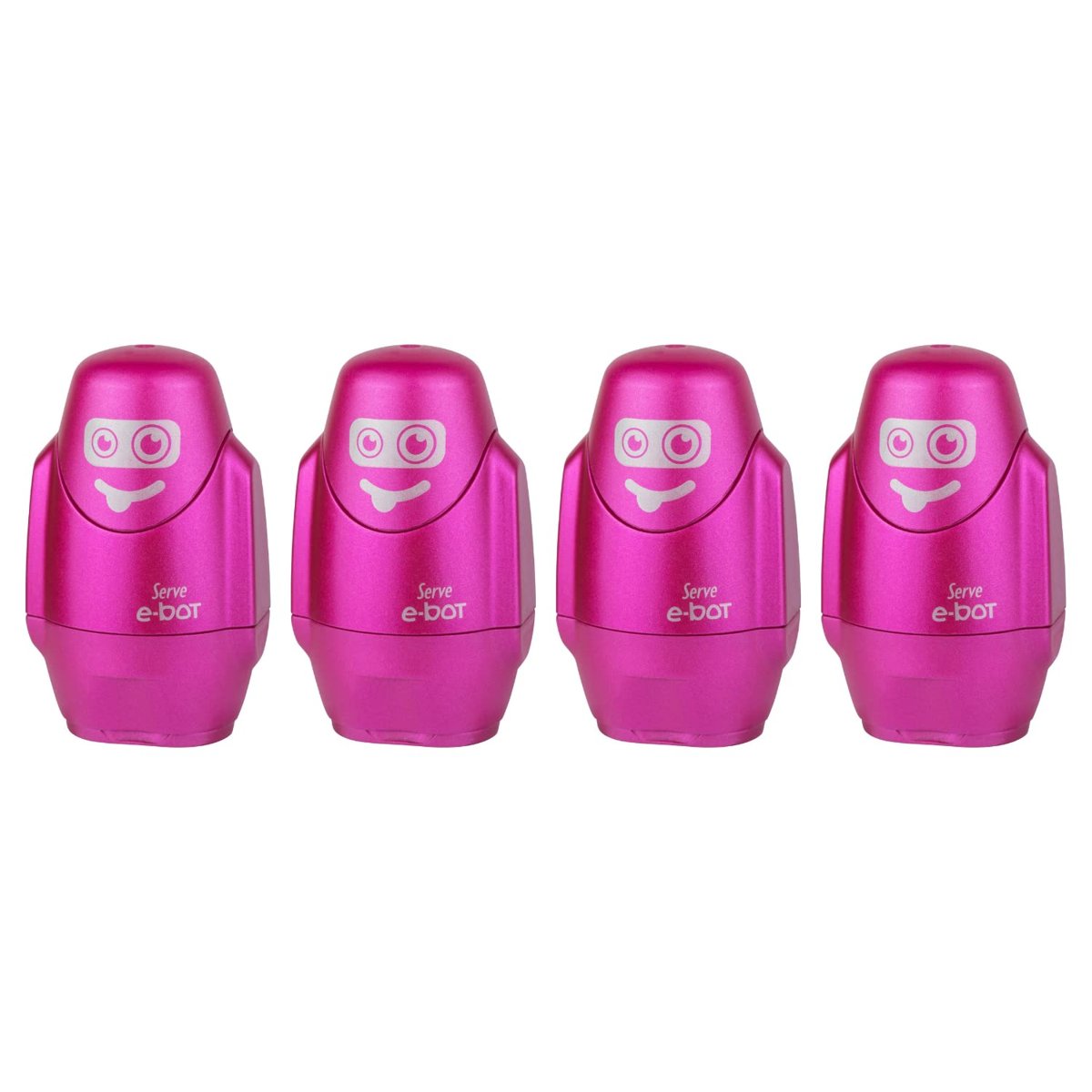 SERVE E-BOT SILGILI KALEMTIRAS METALIK PEMBE 4LU SET
