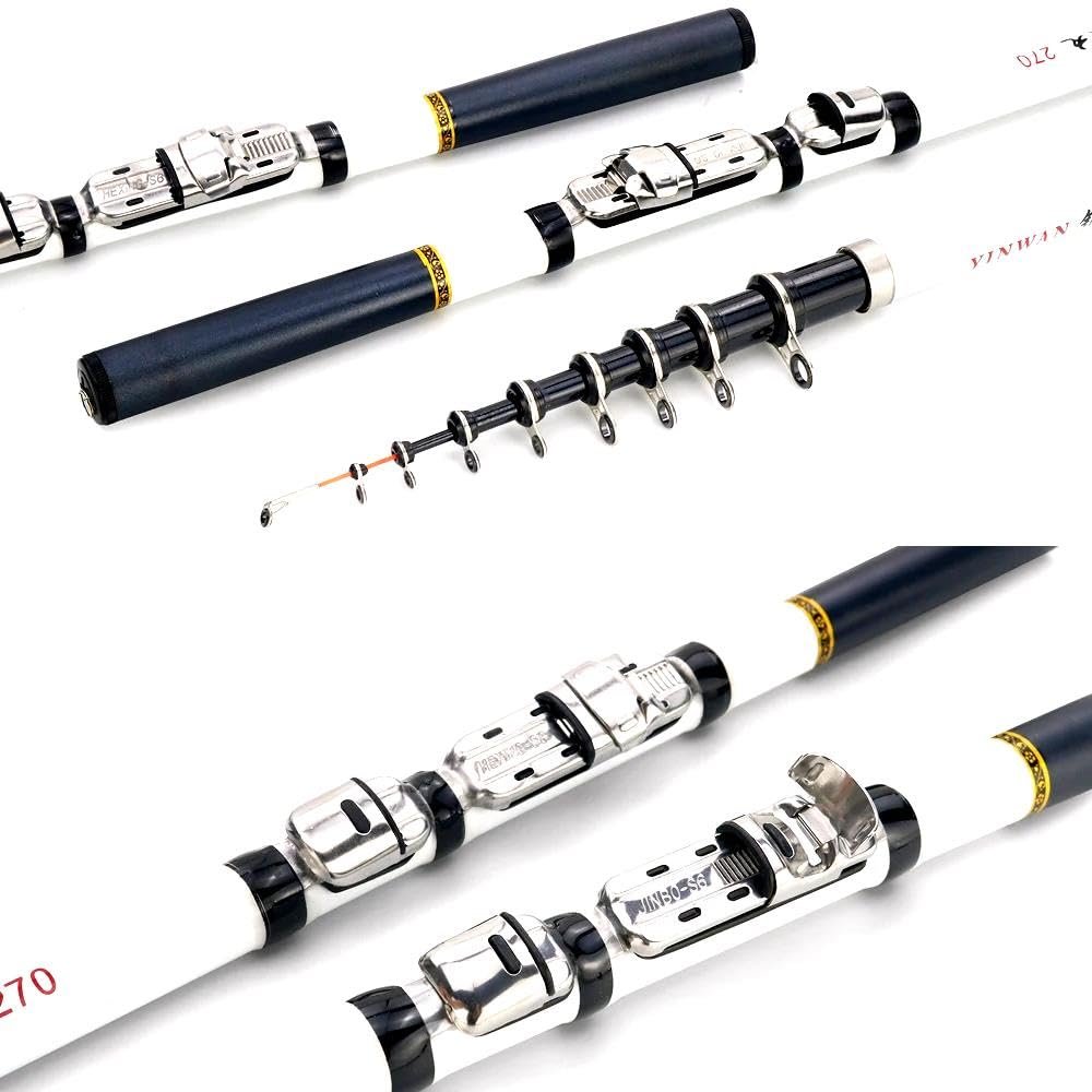 Valkyrie 3 Metre Karbon Fiber Balık Olta Kamış - 9 Boğum 9 Halka Teleskopik -