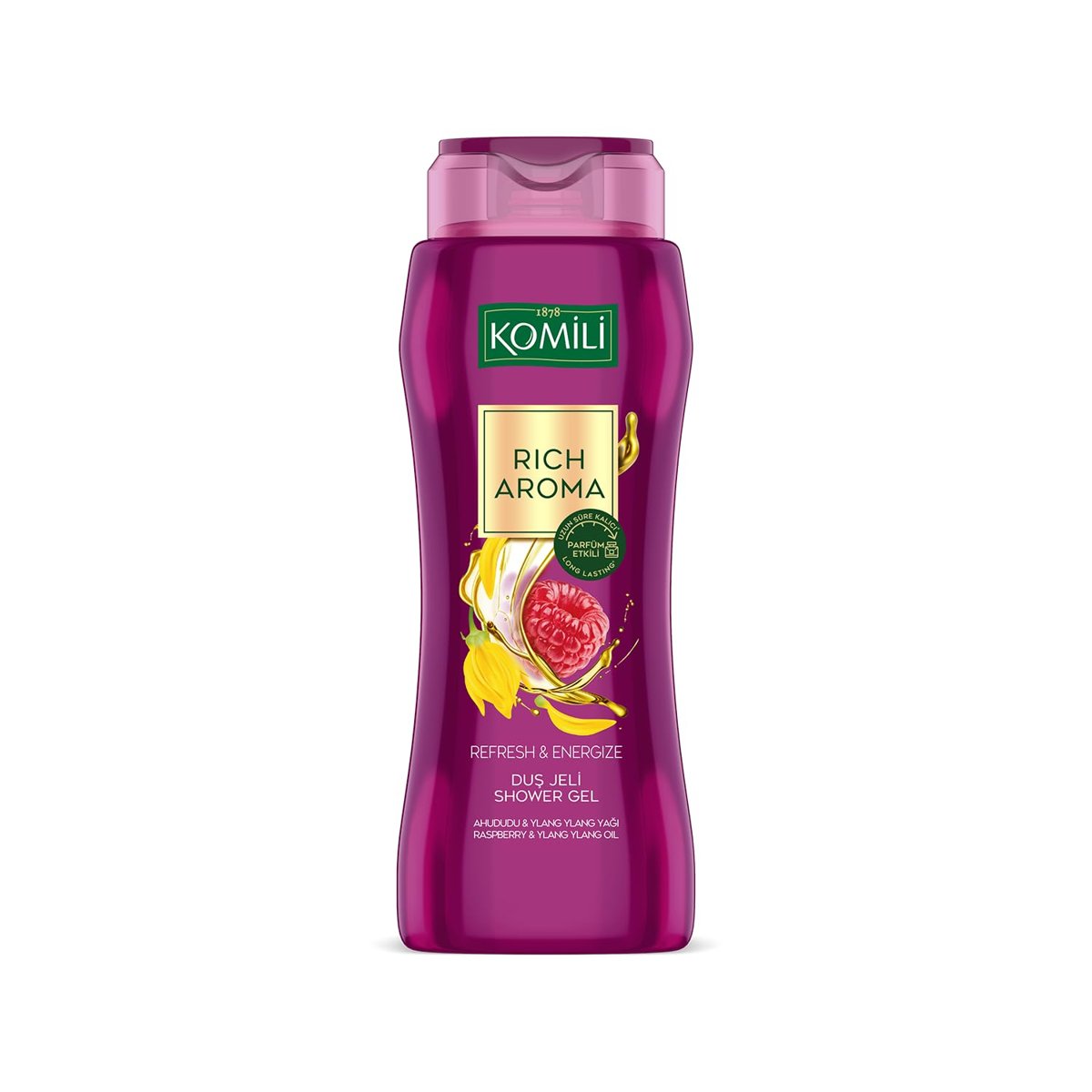 komili 1878, Komili Rich Aroma RefreshEnergize Kalıcı Parfüm Etkili Duş Jeli 500ml, F3100219-002, M