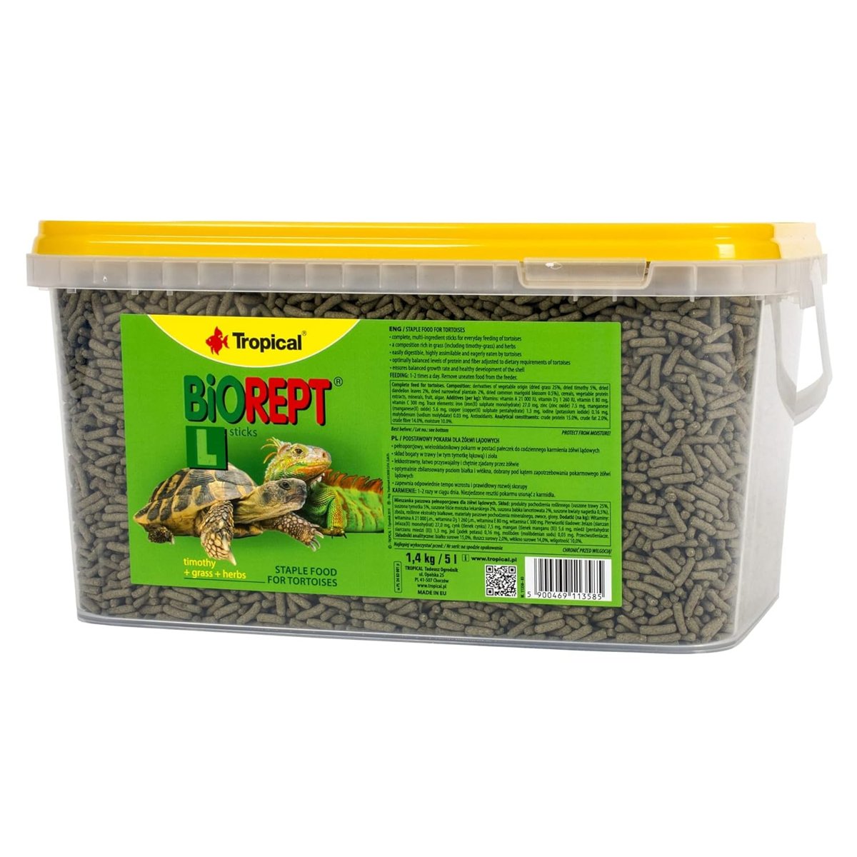 Tropical Biorept L Kaplumbağa Yemi 5Lt 1,4Kg