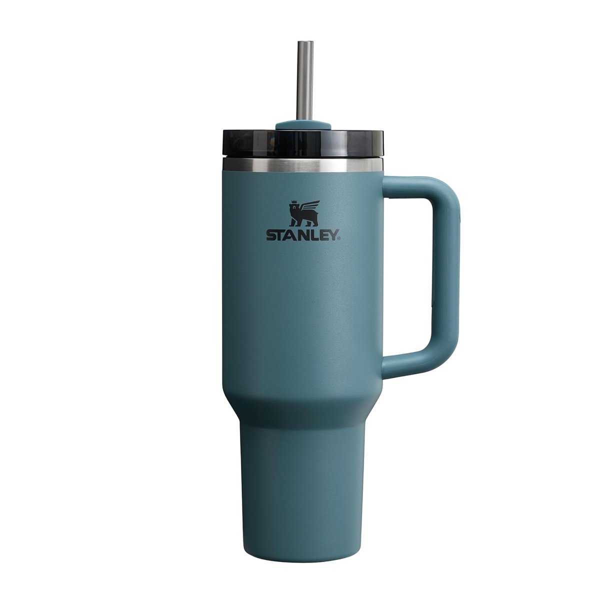 STANLEY Quencher H2.0 FlowState Pipetli Termos Bardak 1.18 Litre - Koyu Mavi (Blue Spruce) | Paslanm
