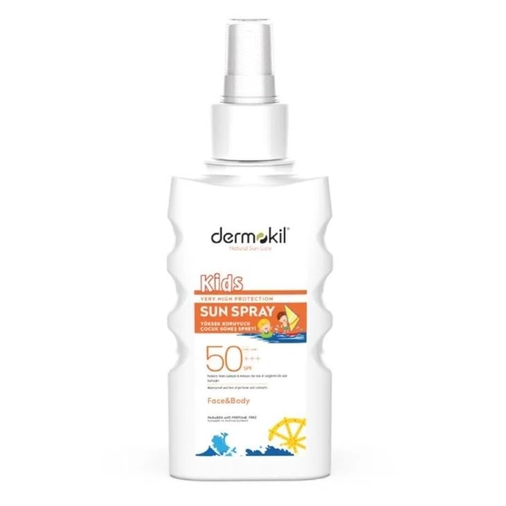 Dermokil 50+++SPF Yüksek Koruyucu Çocuk Güneş Spreyi 200 ml