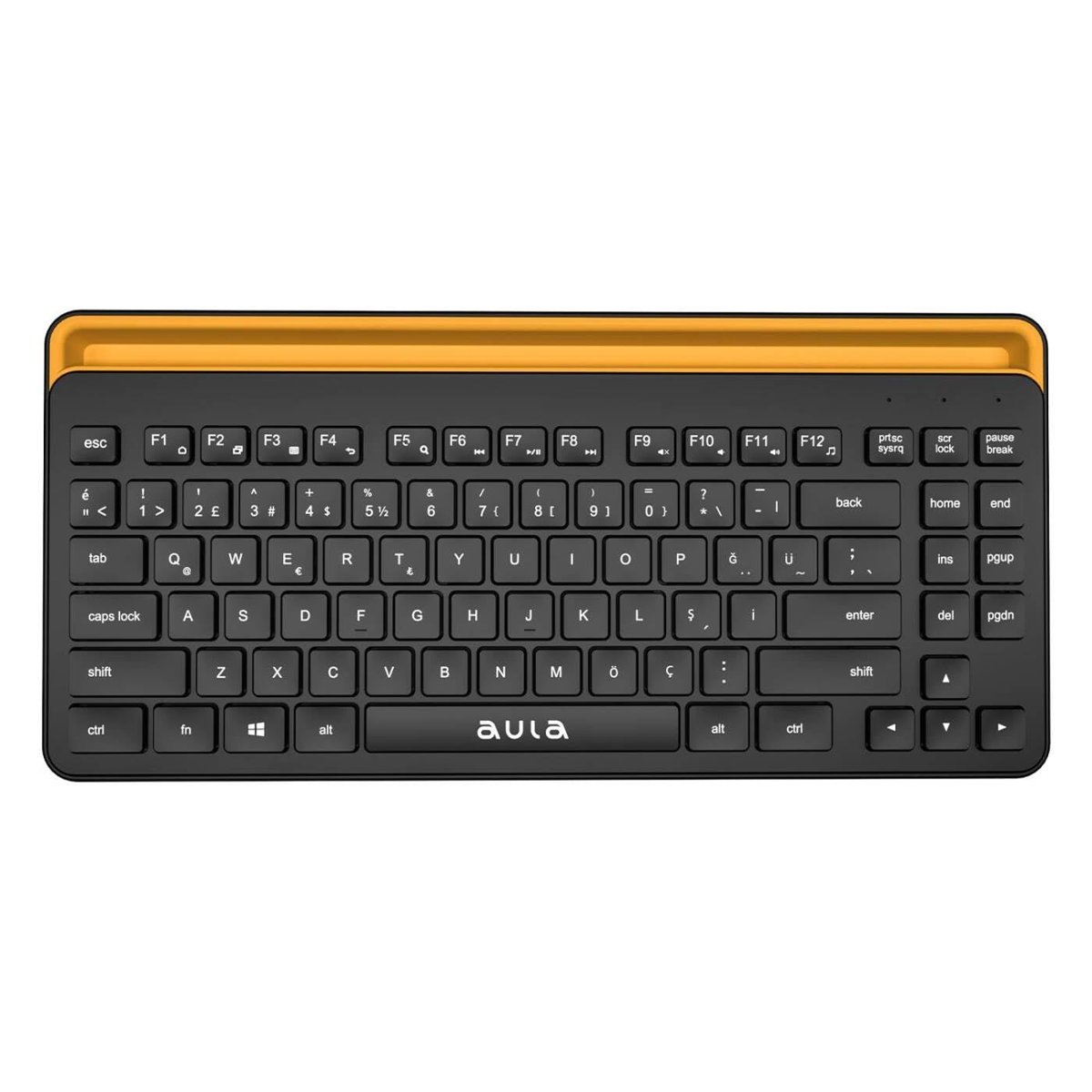 Aula AWK310 Bluetooth 4.0 Kablosuz Telefon Tablet Standlı TKL Türkçe Q Klavye