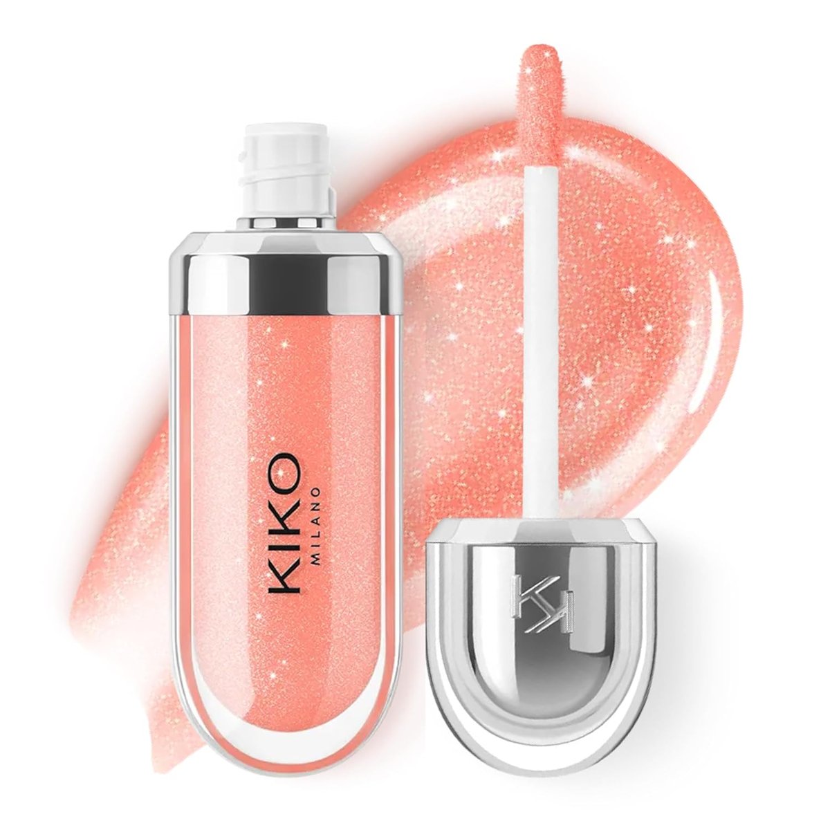 Kiko Milano Dudak Parlatıcısı - 3D Hydra Lip Gloss - 03 Pearly Apricot - Besleyici ve Nemlendirici