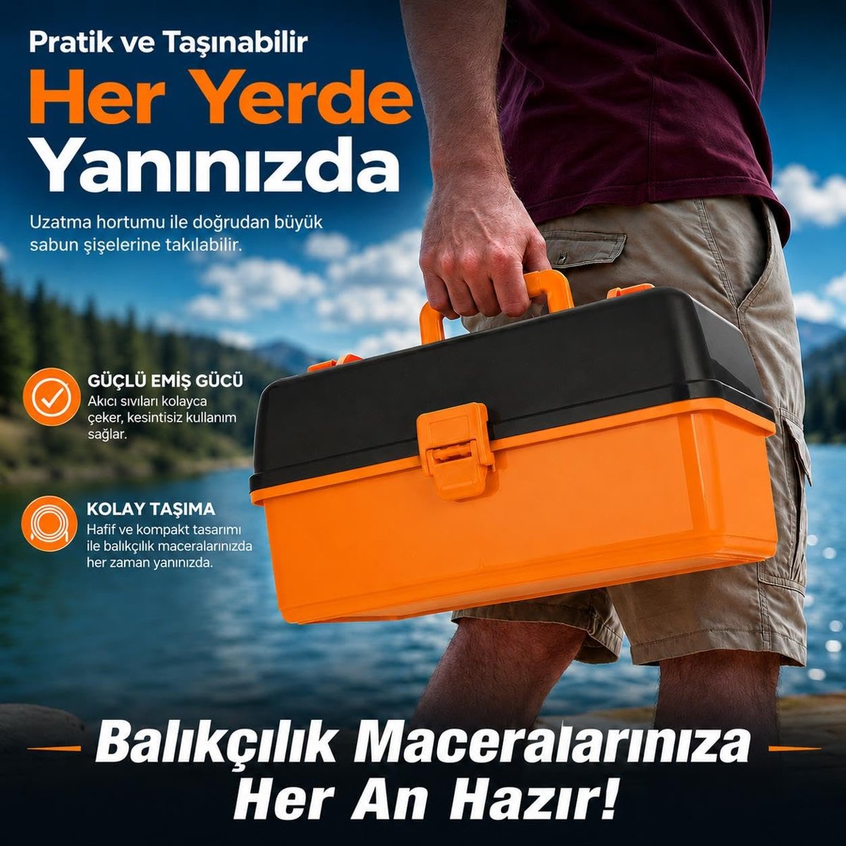 Valkyrie 4 Katlı Profesyonel Balıkçılık Takım Çantası Büyük Boy Olta Kutusu Organizer Premium Saklama Kutusu