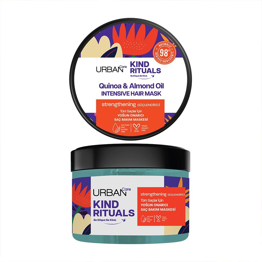 Urban Care Kind Rituals Kinoa Almond Oil Saç Bakım Maskesi, 230 ml