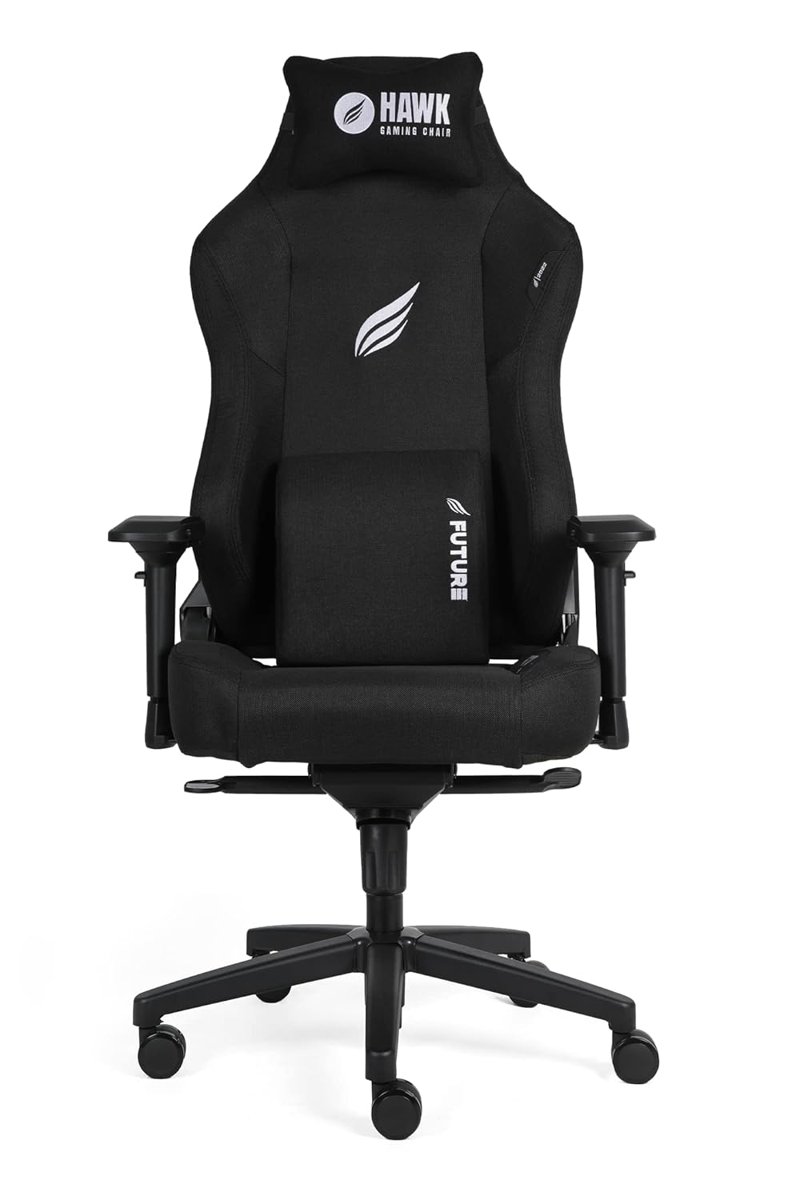 Hawk Gaming Chair Future Black Kumaş Oyuncu Koltuğu (Siyah)