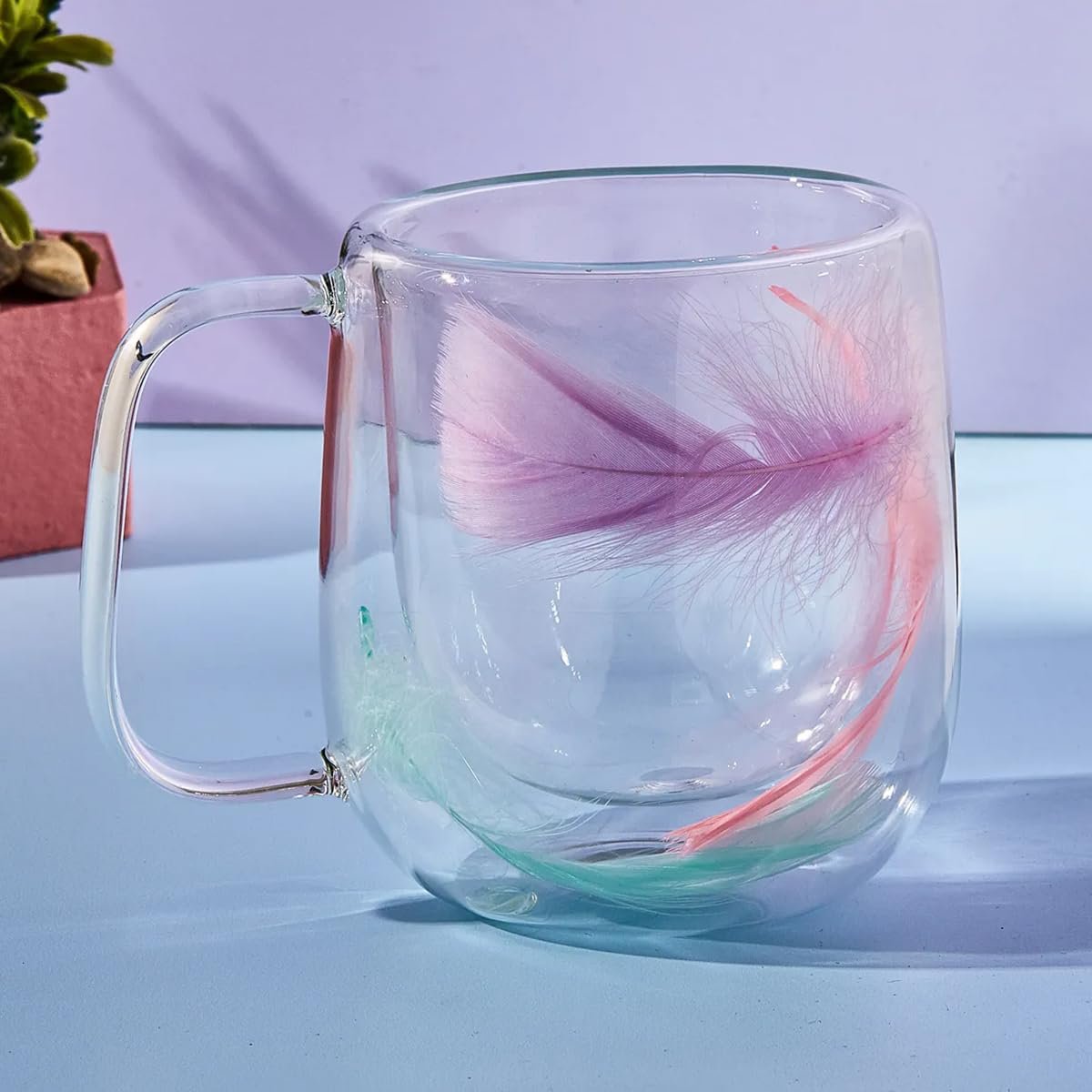 Perotti Double Feather Çift Cidarlı Kupa 250 ml