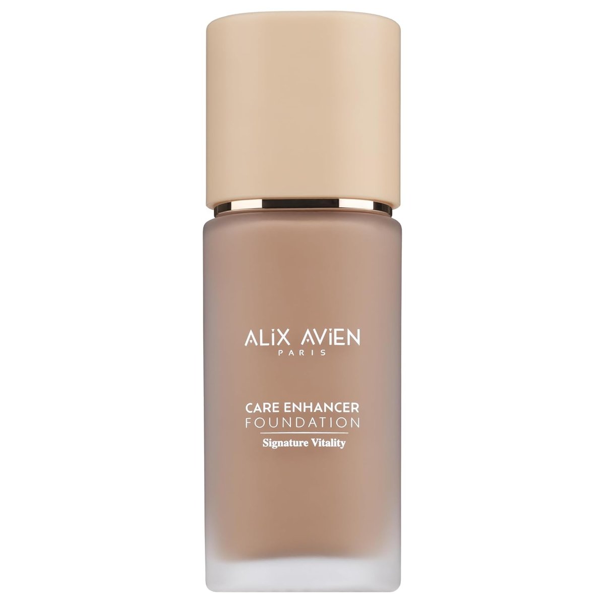 Alix Avien Kırışıklık Karşıtı Nemlendirici SPF30 Parlak Bitişli Fondöten Care Enhancer 818 Golden Honey