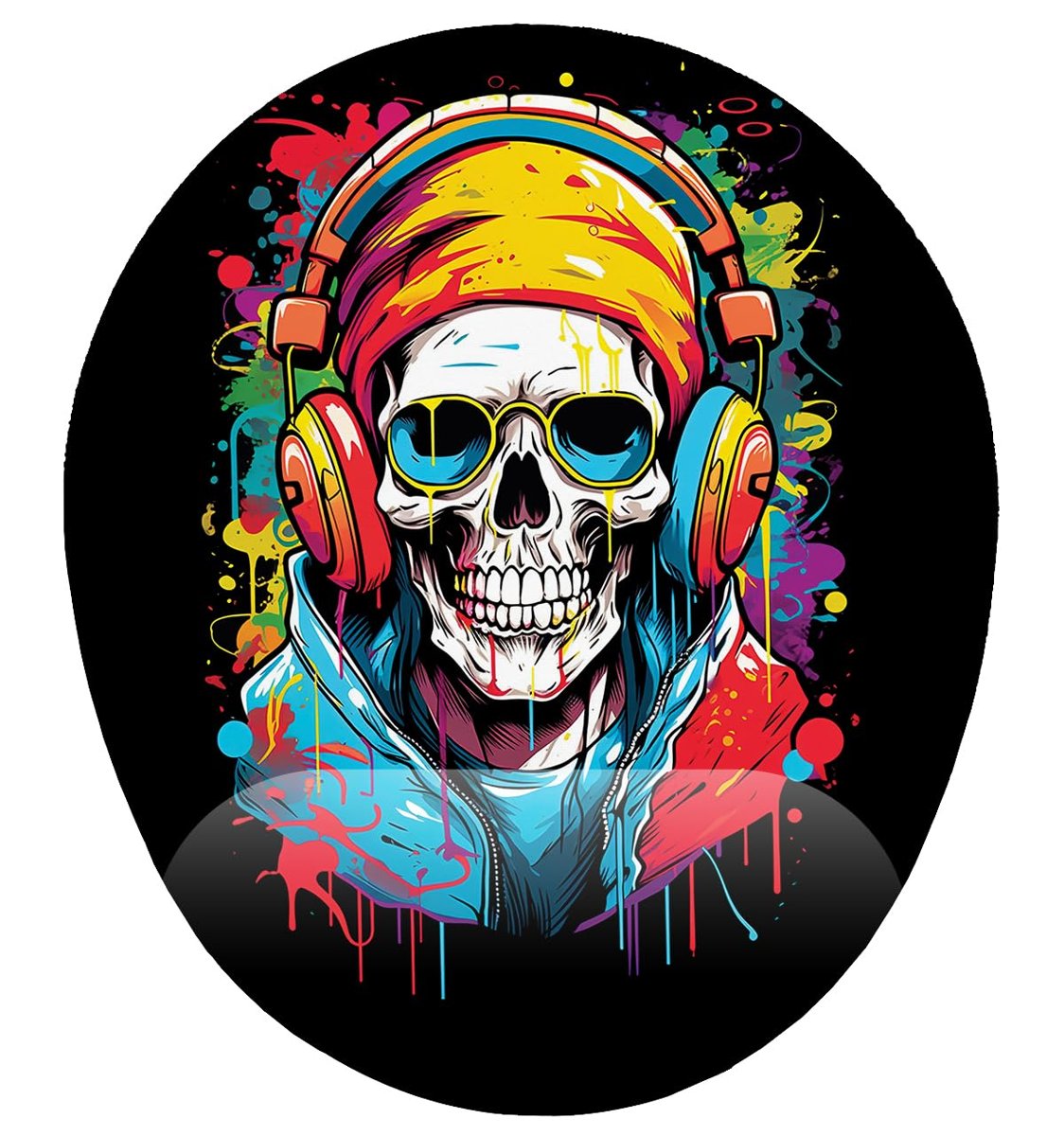 Kurukafa Skull Mouse Pad