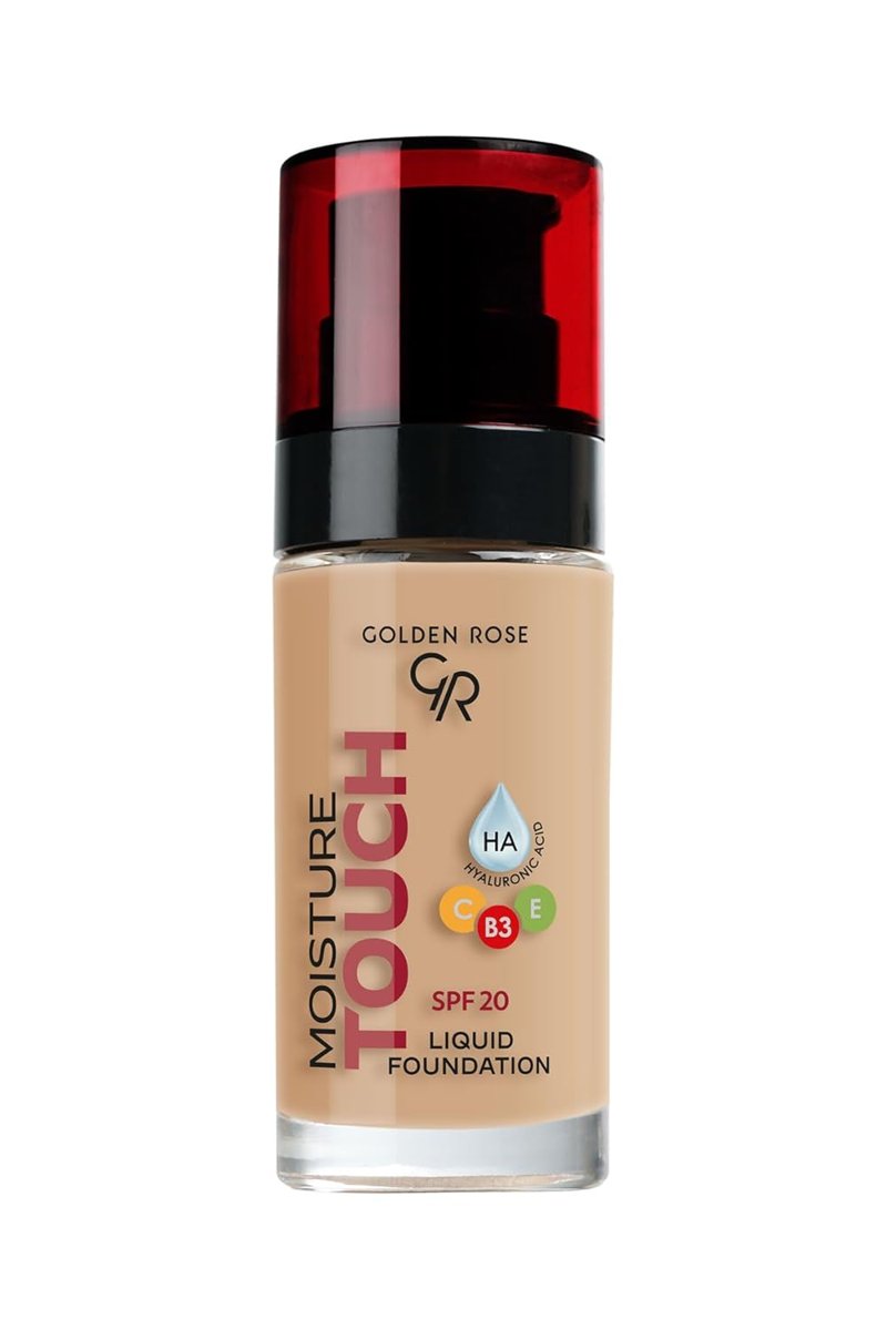 Golden Rose Moisture Touch Foundation No: 114 - Hyaluronik Asitli Nemlendirici Fondöten SPF 20-30 ml