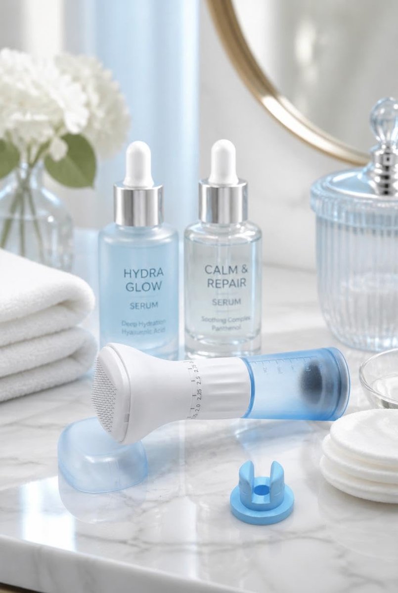 Busstier Hydra Derma System 140 Microneedling Serum Applicator 140 İğneli Hydra Needle Cilt Bakım Kalemi Anti Aging Gözenek Sıkılaştırıcı Serum Uygulama Cihazı
