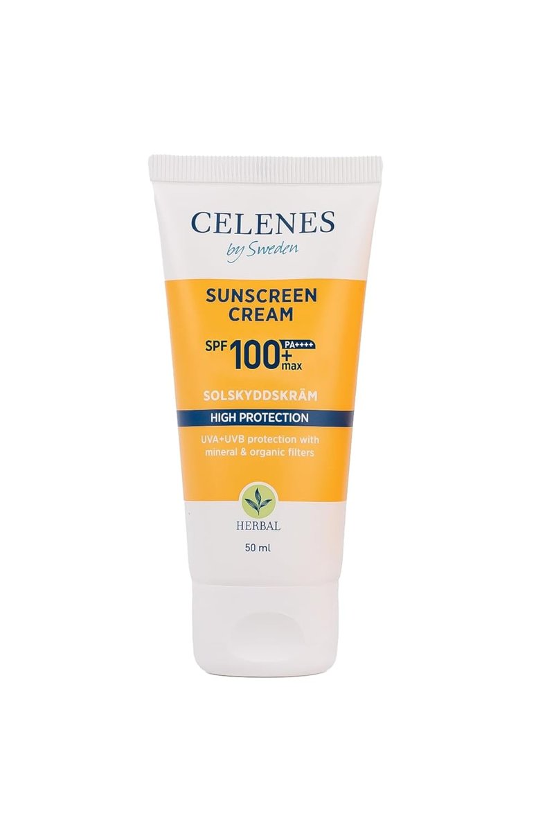 Celenes Herbal SPF 100 Suya Dayanıklı Güneş Kremi (50 ml)