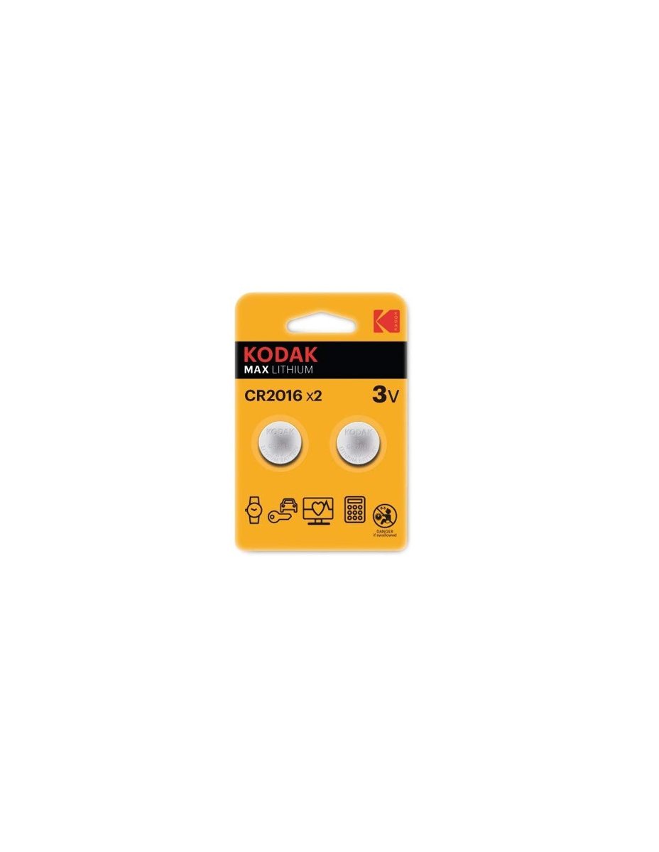 Kodak 2 Adet Ultra Lityum CR2016 Para Pil