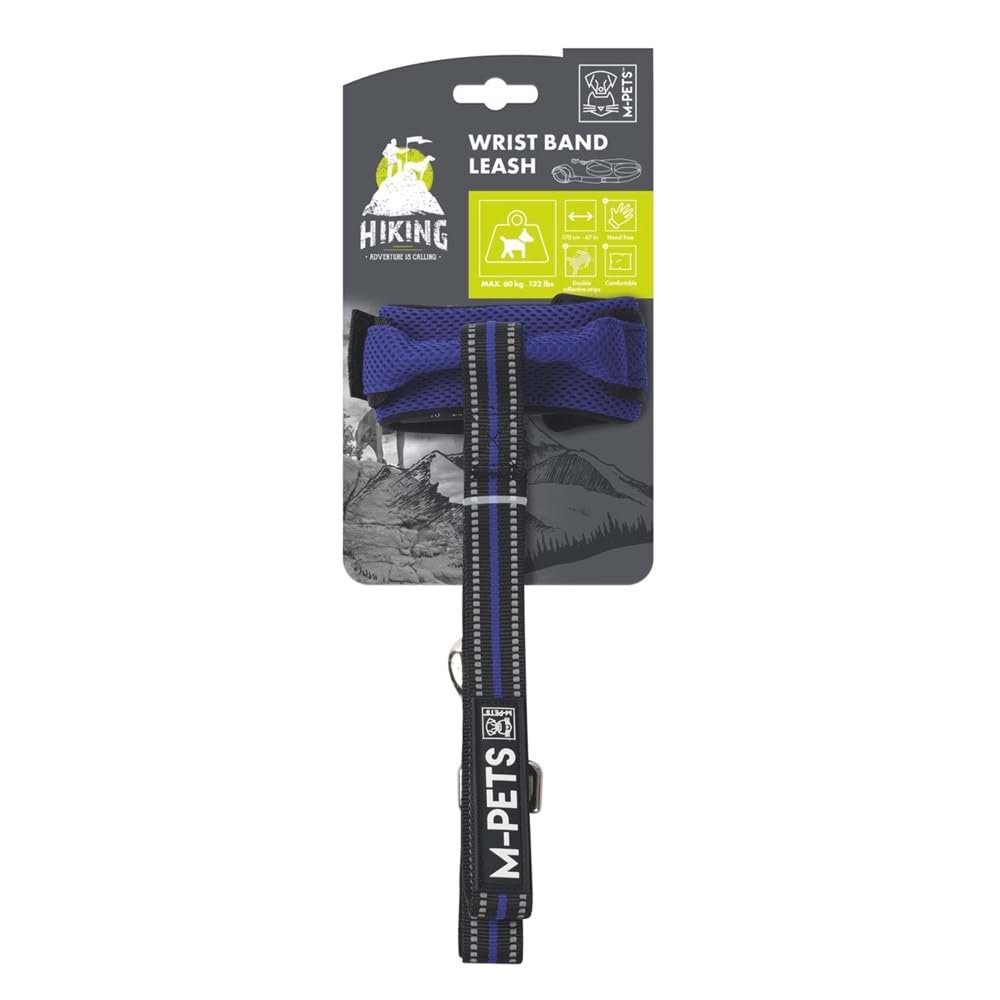 M-PETS HIKING WRIST BİLEK BANTLI GEZDİRME TASMA BLUE