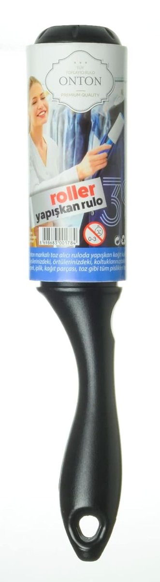 onton MyClean Tüy Toplama Yapışkan Rulo 60 Yaprak, beyaz