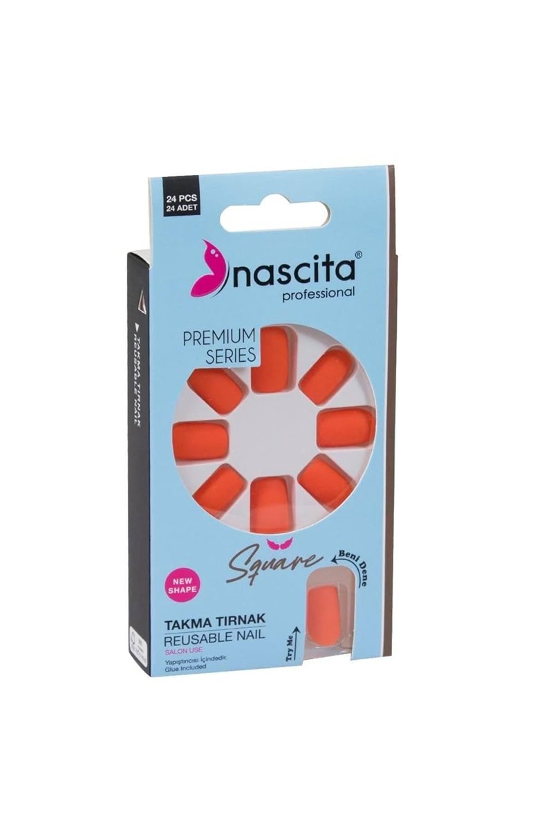 Nascita 24'lü Square Renkli Takma Tırnak - 159