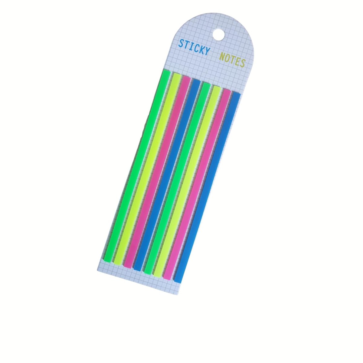 Ezoshop Şeffaf Renkli Yapışkan Not Kağıtları Defter Yer İmleri Etiket Ayraç Sticky Notes Uzun Şeritler (Renk 3)