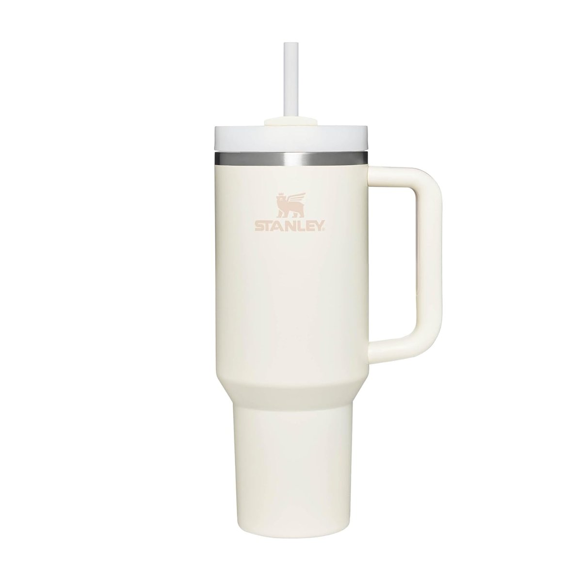 STANLEY Quencher H2.0 FlowState Pipetli Termos Bardak 1.18 Litre - Krem | Paslanmaz Çelik