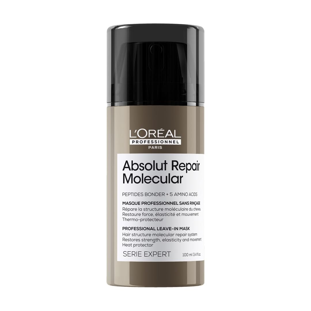 L'Oréal Professionnel Paris Serie Expert Absolut Repair Molecular Tüm Yıpranmış Saçlar Için Durulanmayan Maske 100ml