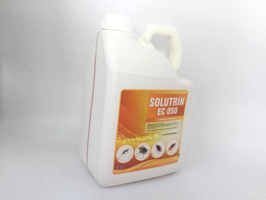 Safa Tarım (5.Litre) Solutrin EC 050 Haşere Öldürücü[Açık Alan  Bahçe  Arazi İlaçlamaları İçin Tavsiye Edilir]
