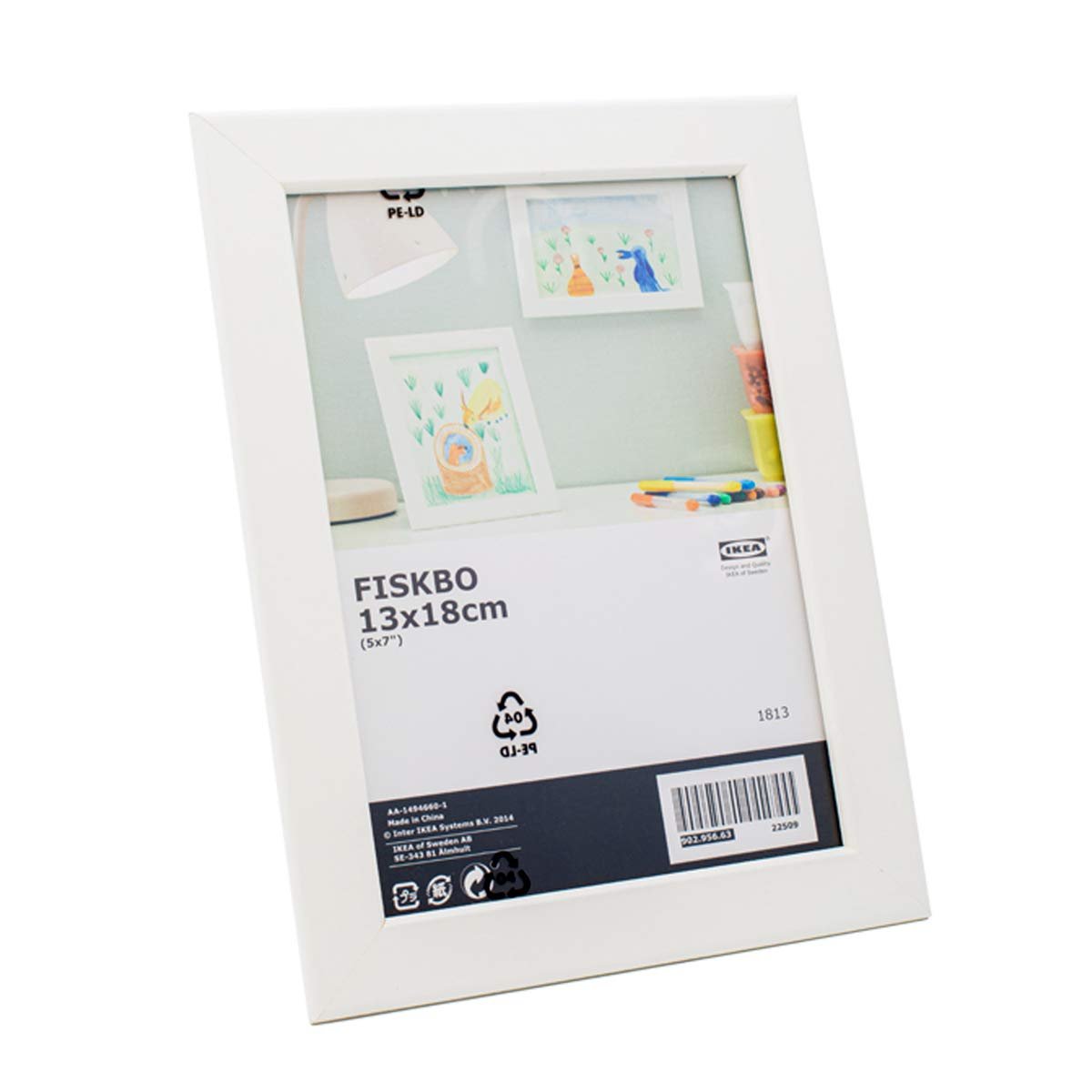 IKEA FISKBO çerçeve, beyaz 13x18 cm