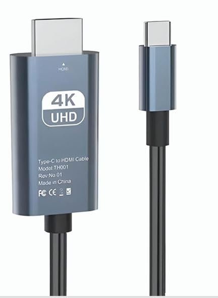 TYPE C to HDMI tüm TYPE C CEP TELEFONLARI VE CİHAZLARLA UYUMLU FULL HD HDMİ KABLOSU 4K ULTRA HD HDMI KABLO TAK ÇALIŞTIR 2 METRE (TYPE C TO HDMİ HB-06)