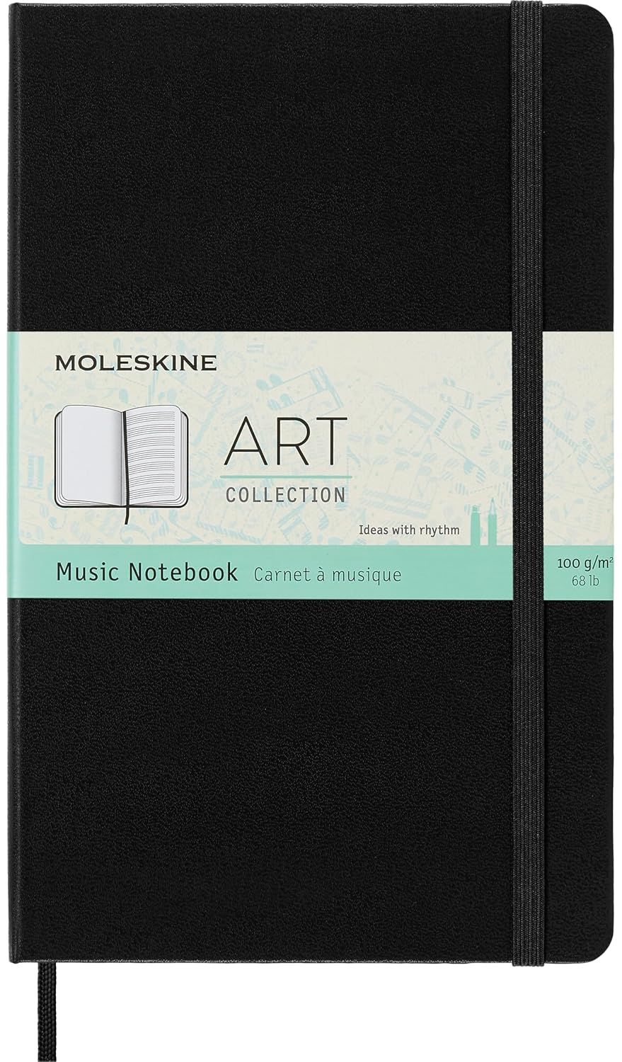 Moleskine Art Müzik Defteri L Boy Siyah
