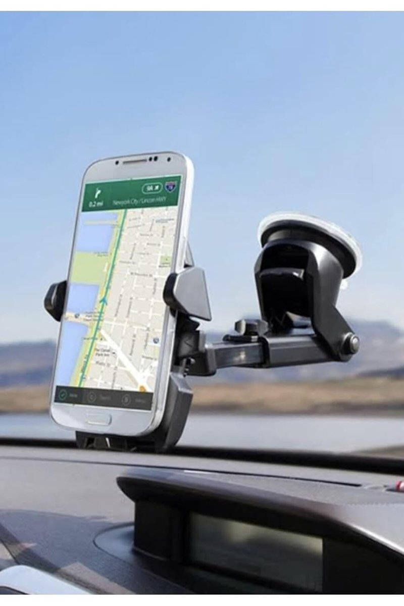 Hombak Uzayabilen Vantuzlu Cep Araç Telefon Tutucu Oto Araba İçi Telefon Tutacağı 360