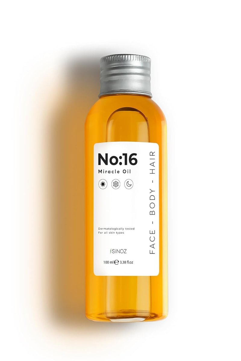 Sinoz No:16 Nemlendirici Besleyici Yenileyici Işıltı Verici Mucizevi Onarıcı Bakım Yağı 100 ml