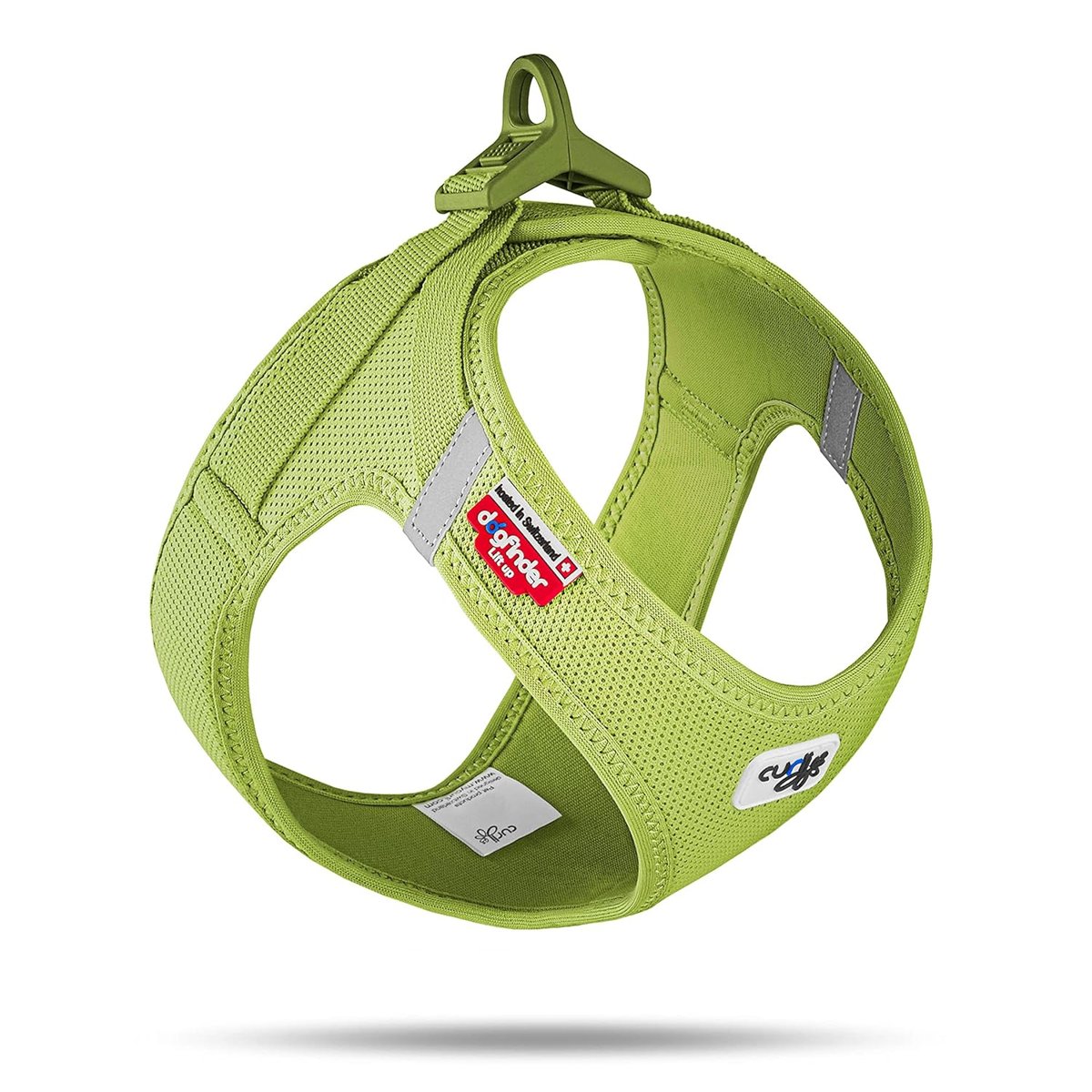 CURLI VEST HARNESS CURLI CLASP AIR-MESH LIME XL