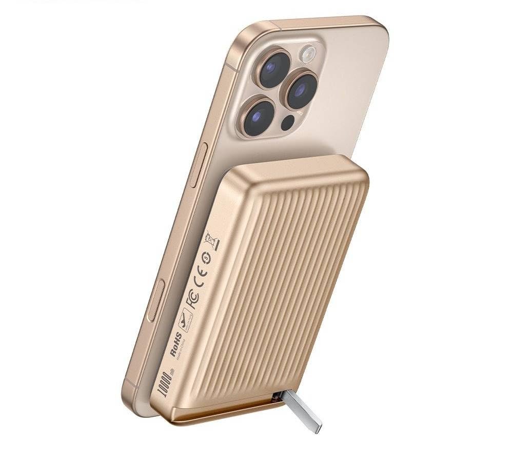 Mcdodo MC-7812 10.000 Mah 30 W Qi2 Manyetik Powerbank Gold