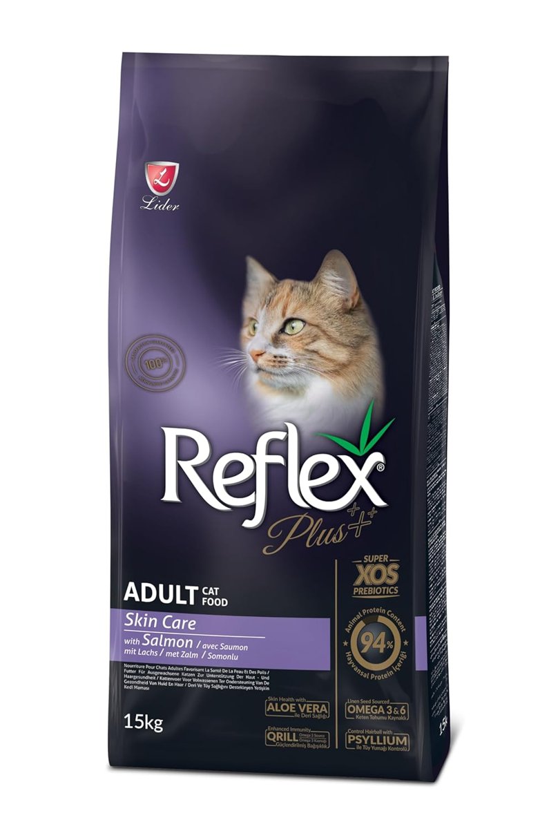 Reflex Plus Skin Care Somonlu Yetişkin Kedi Maması 15 Kg