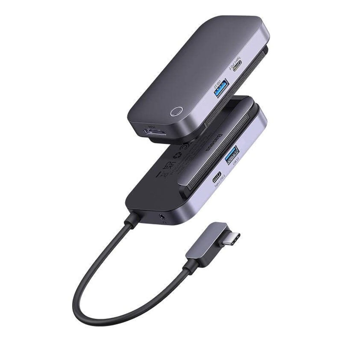 Baseus PadJoy 4-Port Type-C HUB -Gri